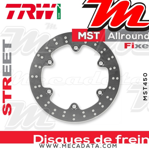 Disque de frein ~ TRW Lucas MST 450 ALL
