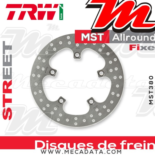Disque de frein ~ TRW Lucas MST 380 ALL