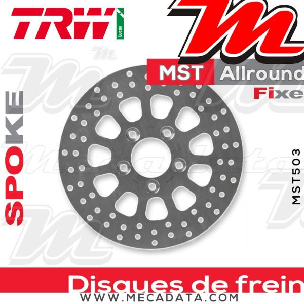 Disque de frein ~ TRW Lucas MST 503 ALL