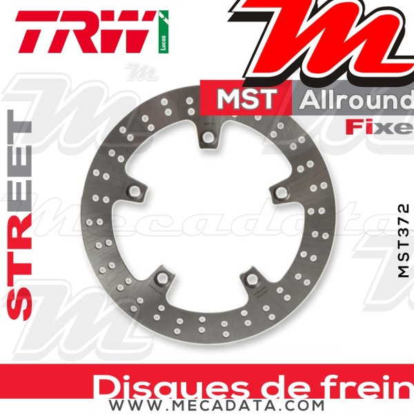 Disque de frein ~ TRW Lucas MST 372 ALL