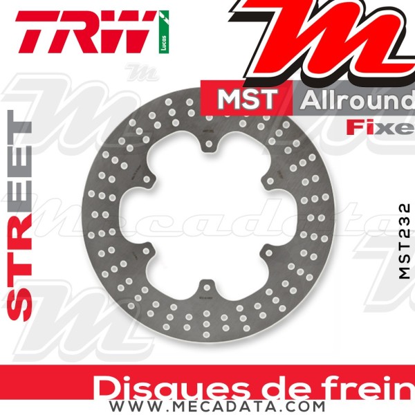 Disque de frein ~ TRW Lucas MST 232 ALL