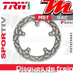 Disque de frein ~ TRW Lucas MST 275 RAC