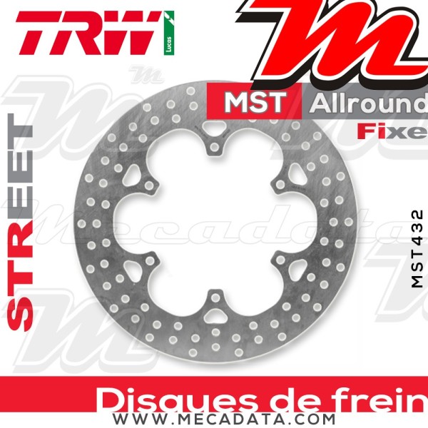Disque de frein ~ TRW Lucas MST 432 ALL