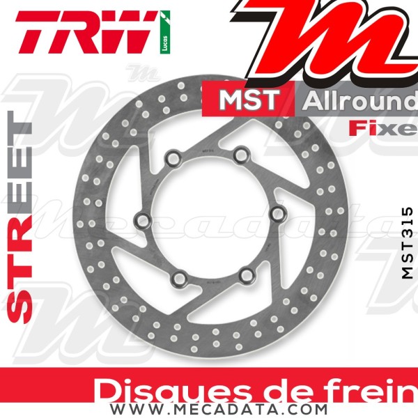 Disque de frein ~ TRW Lucas MST 315 ALL 