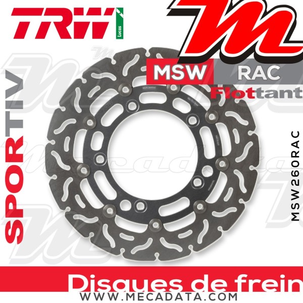 Disque de frein ~ TRW Lucas MSW 260 RAC