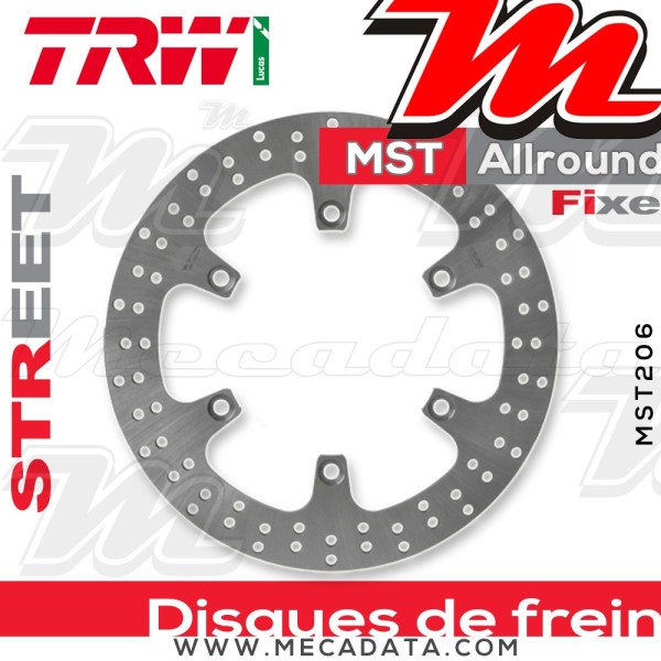 Disque de frein ~ TRW Lucas MST 206 ALL