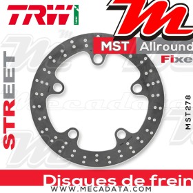 Disque de frein ~ TRW Lucas MST 278 ALL