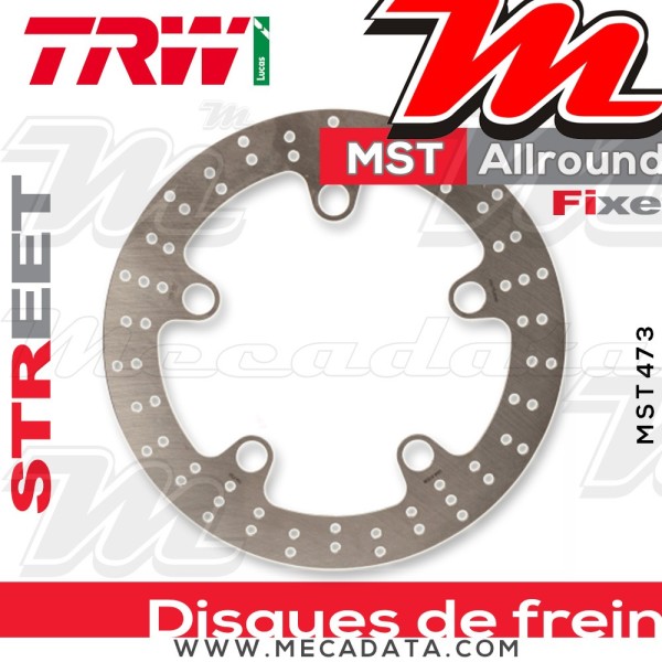 Disque de frein ~ TRW Lucas MST 473 ALL