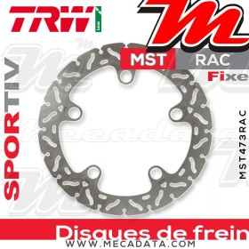 Disque de frein ~ TRW Lucas MST 473 RAC