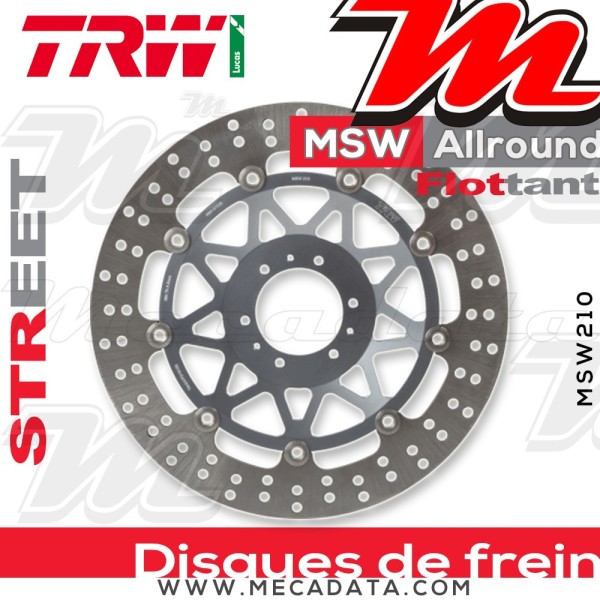 Disque de frein ~ TRW Lucas MSW 210 ALL