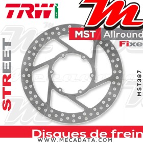 Disque de frein ~ TRW Lucas MST 387 ALL