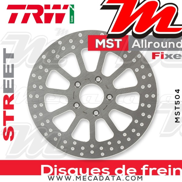 Disque de frein ~ TRW Lucas MST 504 ALL