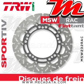 Disque de frein ~ TRW Lucas MSW 232 RAC