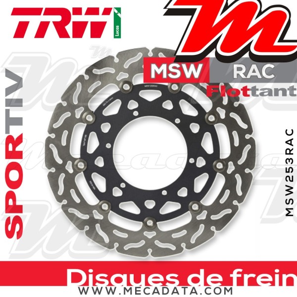 Disque de frein ~ TRW Lucas MSW 253 RAC