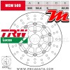 Disque de frein ~ TRW Lucas MSW 509 ALL