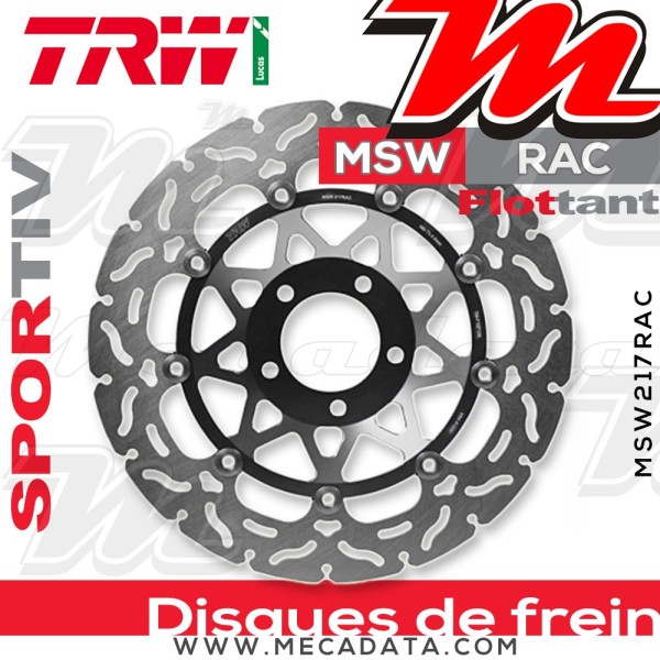 Disque de frein ~ TRW Lucas MSW 217 RAC