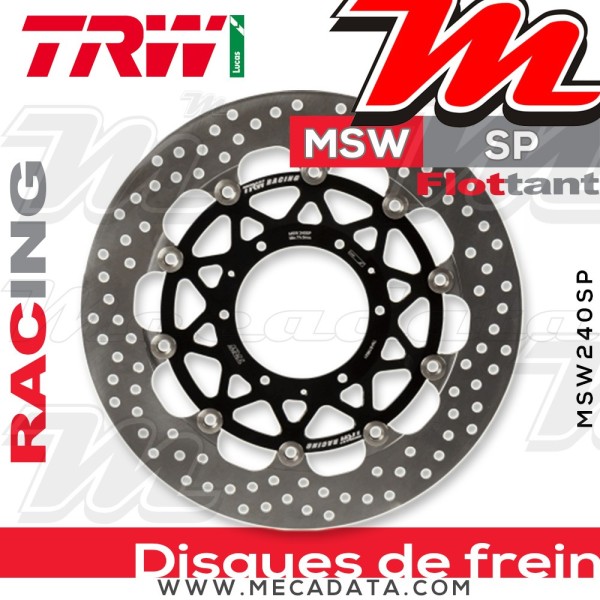 Disque de frein ~ TRW Lucas MSW 240 SP