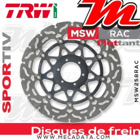 Disque de frein ~ TRW Lucas MSW 258 RAC