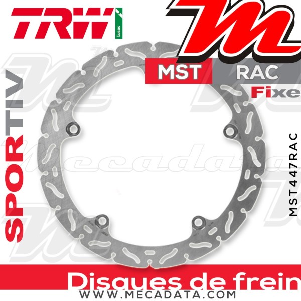 Disque de frein ~ TRW Lucas MST 447 RAC