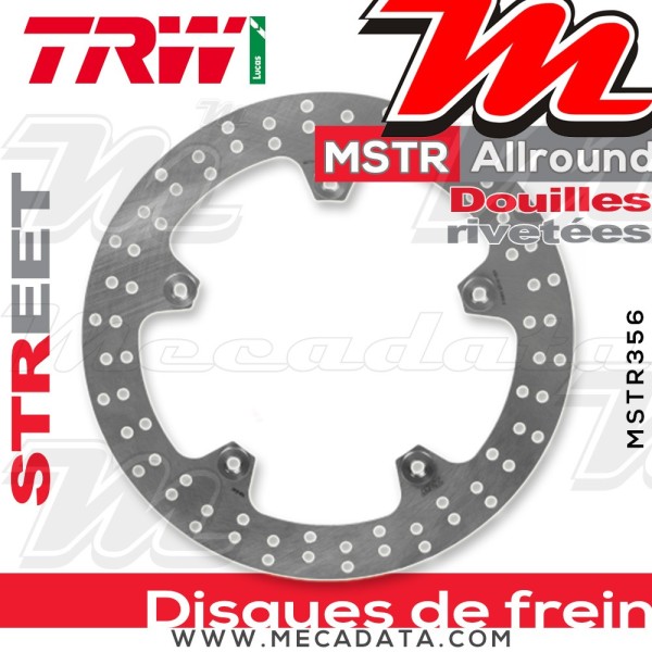 Disque de frein ~ TRW Lucas MSTR 356 ALL