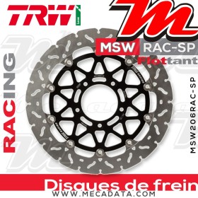 Disque de frein ~ TRW Lucas MSW 206 SP