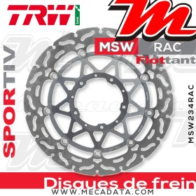 Disque de frein ~ TRW Lucas MSW 234 RAC