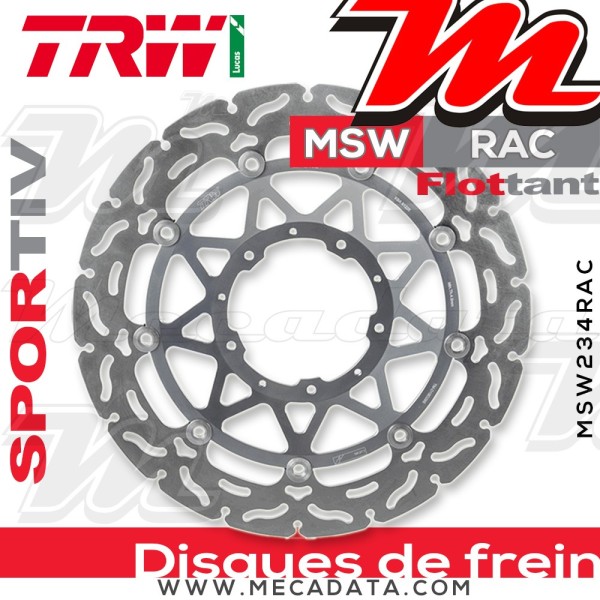 Disque de frein ~ TRW Lucas MSW 234 RAC