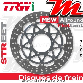 Disque de frein ~ TRW Lucas MSW 254 ALL