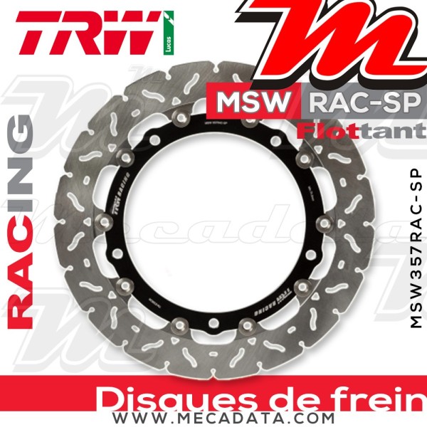 Disque de frein ~ TRW Lucas MSW 357 SP