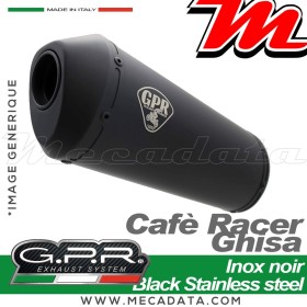 Silencieux Racing universel sans tube de liaison ~ GPR Ghisa Cafè Racer