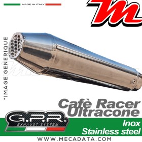Silencieux Pot d'échappement ~ GPR Ultracone Inox Cafè Racer