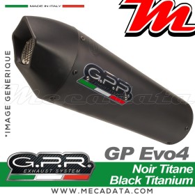 Silencieux Pot d'échappement ~ GPR GP Evo4 Black Titanium