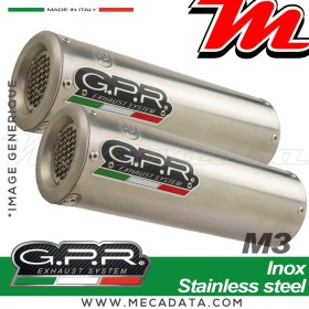 Silencieux Pot d'échappement ~ GPR M3 Inox BI