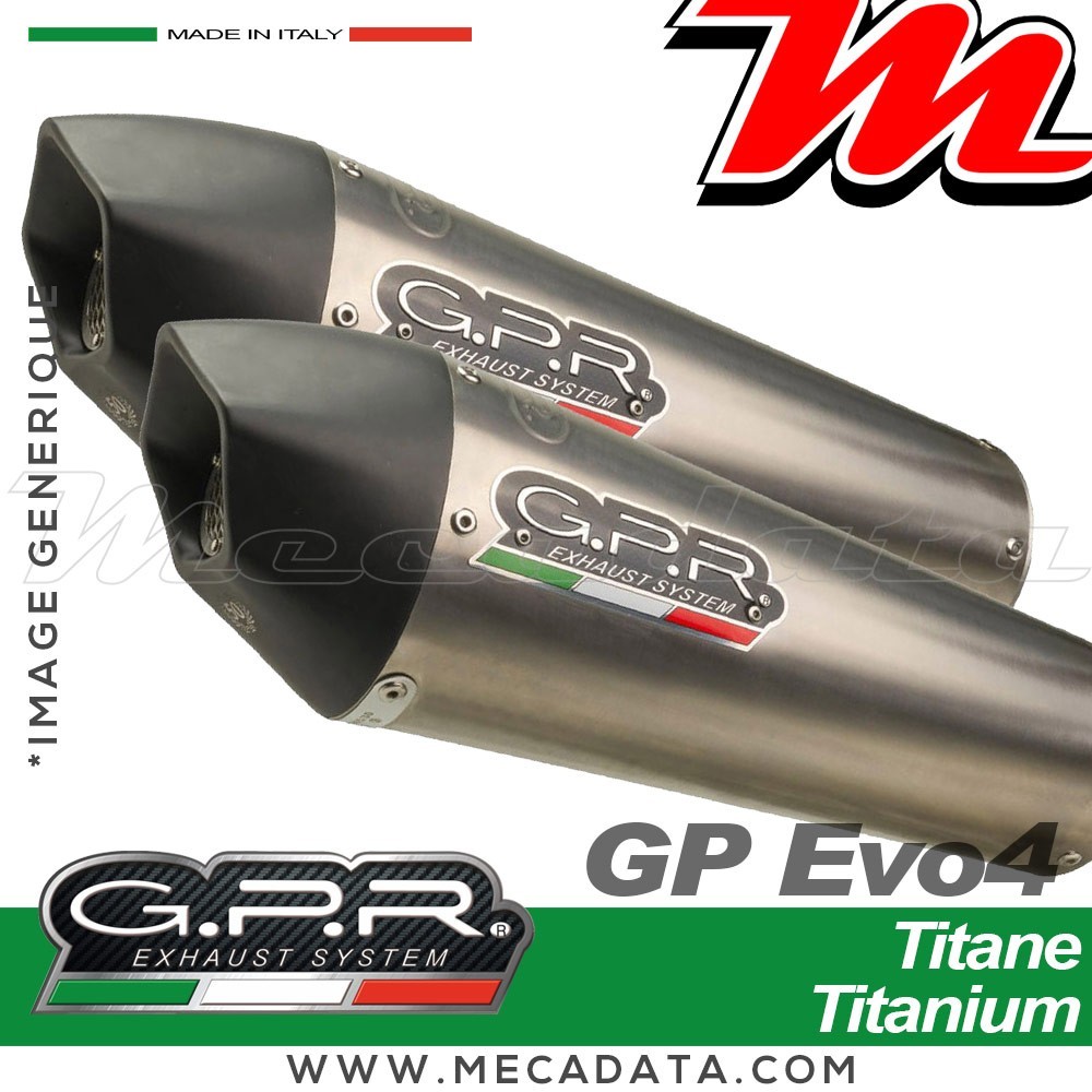 Silencieux Pot d'échappement ~ GPR GP Evo4 Titanium BI