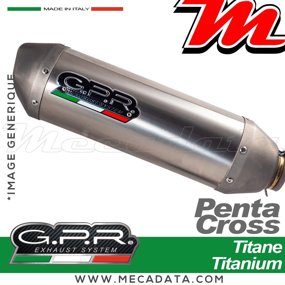 Ligne complète d'échappement ~ GPR Pentacross FULL Titanium