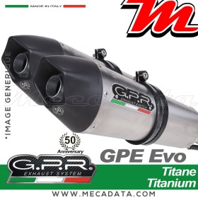 Silencieux Pot d'échappement ~ GPR GPE Evo Ann. Titanium BI