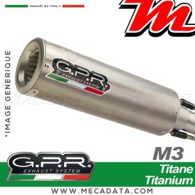 Ligne complète d'échappement ~ GPR M3 Titanium Natural