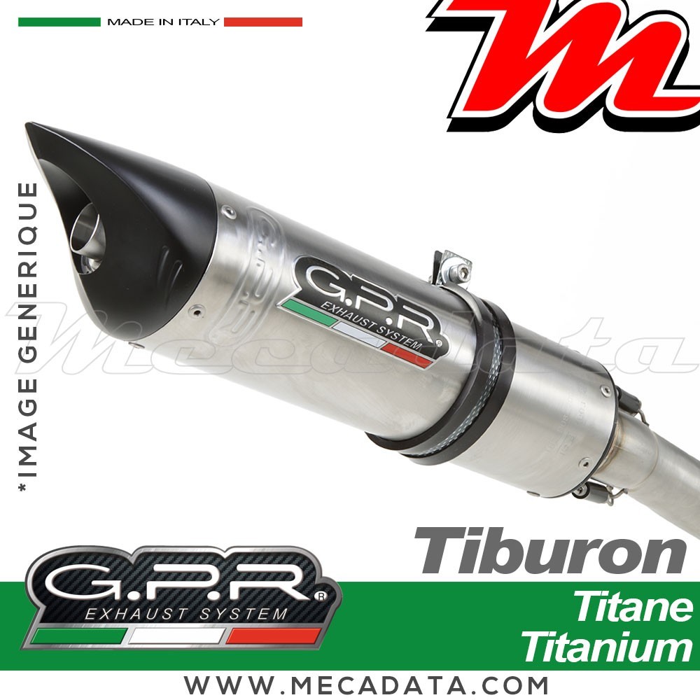 Ligne complète d'échappement ~ GPR Tiburon Titanium