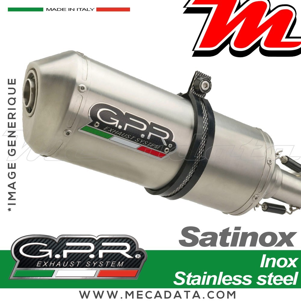 Silencieux Pot d'échappement ~ GPR Satinox
