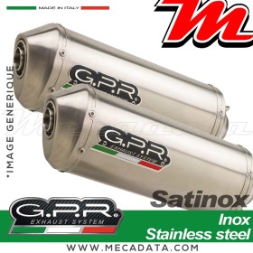 Silencieux Pot d'échappement ~ GPR Satinox BI