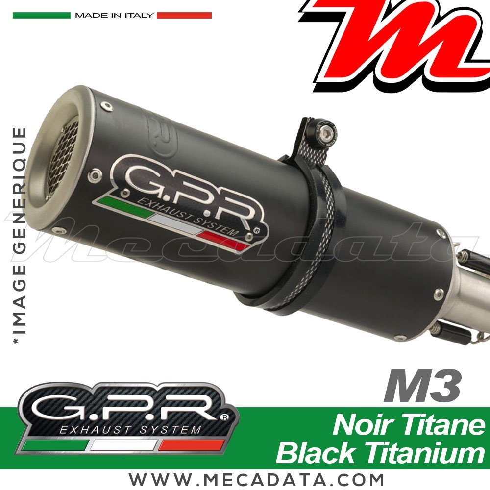 Ligne complète d'échappement ~ GPR M3 Black Titanium