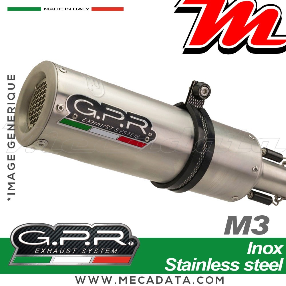 Ligne complète d'échappement ~ GPR M3 Inox