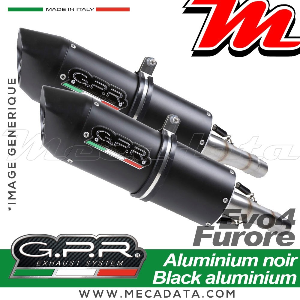 Silencieux Pot d'échappement ~ GPR Furore Evo4 Nero BI