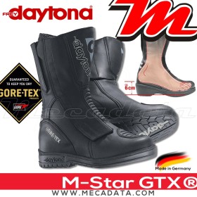 Bottes moto avec talons 6 cm Gore-Tex Daytona M-Star GTX®