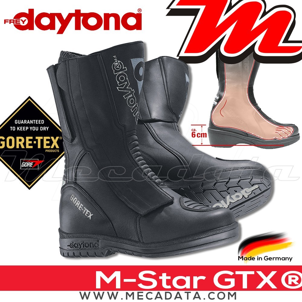 Bottes moto avec talons 6 cm Gore-Tex Daytona M-Star GTX® 