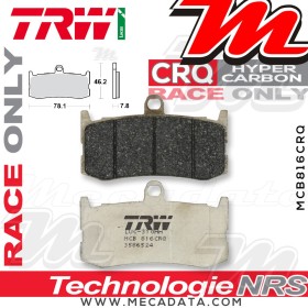 Plaquettes de frein ~ TRW Lucas MCB 816 CRQ