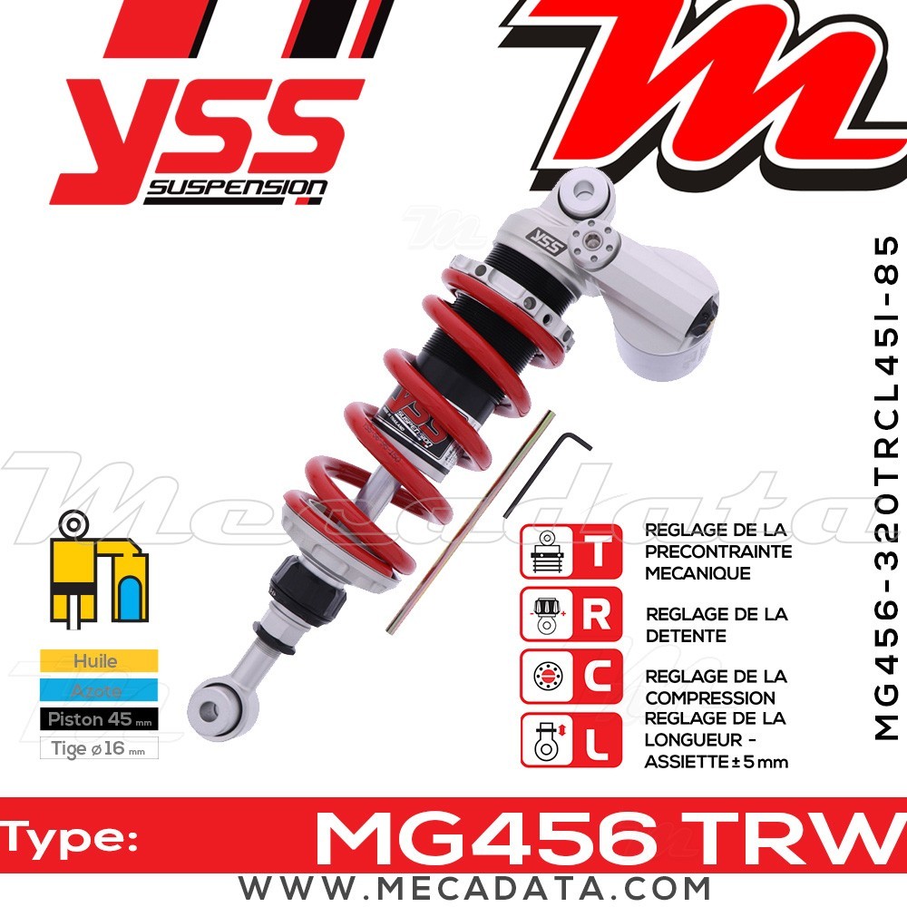 Amortisseur ~ YSS MG456-320TRCL45I-85