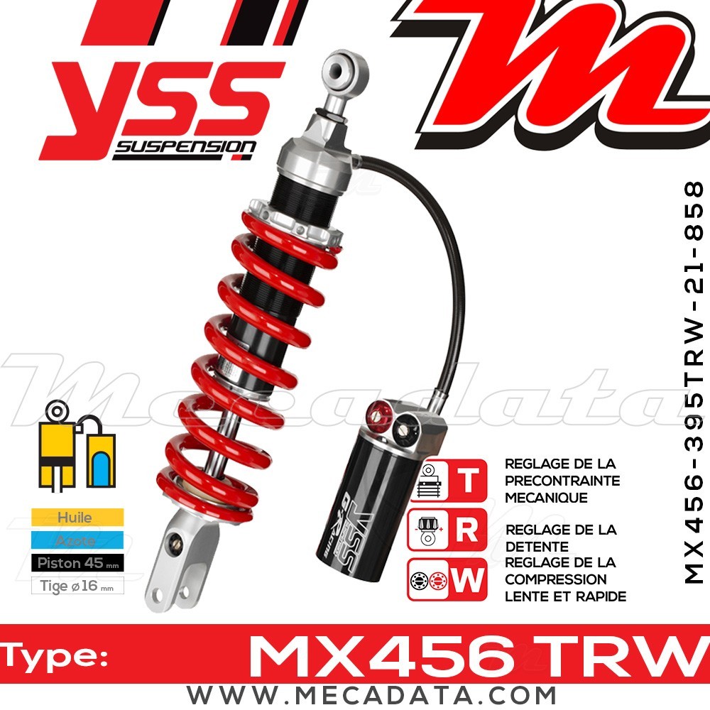 Amortisseur ~ YSS MX456-395TRW-21-858