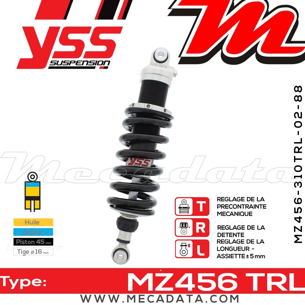 Amortisseur ~ YSS MZ456-310TRL-02-88