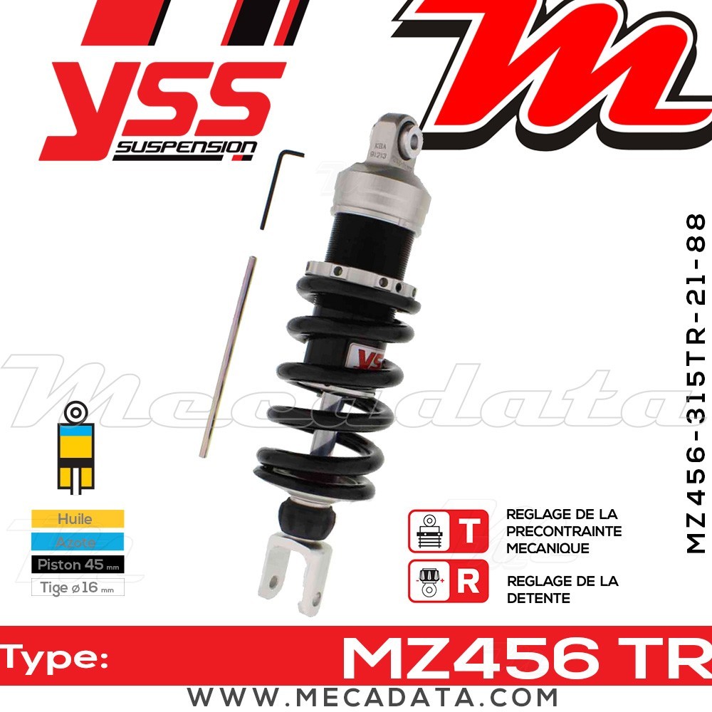 Amortisseur ~ YSS MZ456-315TR-21-88